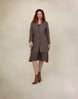 ENDLESS SUCCESS TAILORED COAT | LINEN - CINNAMON