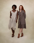 ENDLESS SUCCESS TAILORED COAT | LINEN - CINNAMON
