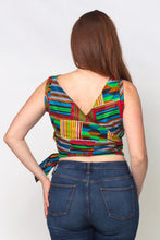 Load image into Gallery viewer, WONDER WRAP TOP | COTTON - AFRIQUE COLORS