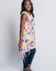 PLAYFUL CELESTE DRESS | LINEN/COTTON - MULTI COLOR