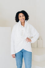Load image into Gallery viewer, SIGNATURE MULTI-WAY CIRCLE CARDIGAN | OEKO-TEX CERTIFIED - WHITE