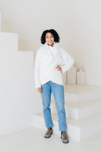 Load image into Gallery viewer, SIGNATURE MULTI-WAY CIRCLE CARDIGAN | OEKO-TEX CERTIFIED - WHITE