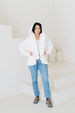 Load image into Gallery viewer, SIGNATURE MULTI-WAY CIRCLE CARDIGAN | OEKO-TEX CERTIFIED - WHITE