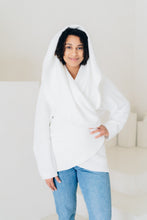 Load image into Gallery viewer, SIGNATURE MULTI-WAY CIRCLE CARDIGAN | OEKO-TEX CERTIFIED - WHITE