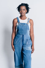 Load image into Gallery viewer, EASY STREET OVERALLS | UPCYCLED DENIM - BLUE