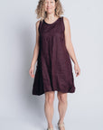 ESSENTIAL JENNA DRESS | LINEN - COFFEE