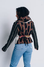 Load image into Gallery viewer, JUSTIFY JACKET HOODIE | COTTON MUDCLOTH - ONYX