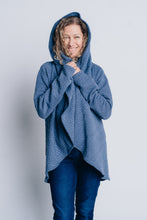 Load image into Gallery viewer, SIGNATURE MULTI-WAY CIRCLE CARDIGAN | OEKO-TEX - BLUE