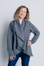 Load image into Gallery viewer, SIGNATURE MULTI-WAY CIRCLE CARDIGAN | OEKO-TEX CERTIFIED - GREY