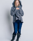 SIGNATURE MULTI-WAY CIRCLE CARDIGAN | OEKO-TEX CERTIFIED - GREY