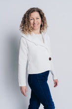 Load image into Gallery viewer, JUSTIFY JACKET HOODIE | ORGANIC COTTON - WHITE