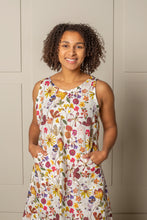 Load image into Gallery viewer, ALL DAY SHIFT DRESS | LINEN - GARDEN PRINT