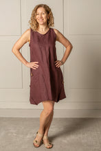 Load image into Gallery viewer, ESSENTIAL JENNA DRESS | LINEN - COFFEE
