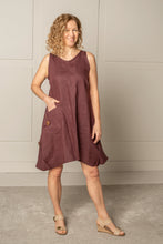 Load image into Gallery viewer, ESSENTIAL JENNA DRESS | LINEN - COFFEE