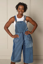 Load image into Gallery viewer, EASY STREET OVERALLS | UPCYCLED DENIM - BLUE
