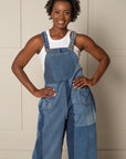 EASY STREET OVERALLS | UPCYCLED & ORGANIC DENIM - BLUE