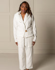 ESSENTIAL DEEP POCKET PANTS | QUALITY OEKO-TEX CERTIFIED FABRIC - WHITE
