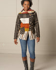 JUSTIFY JACKET HOODIE | COTTON MUDCLOTH - TRADITIONAL