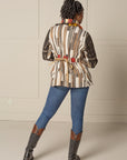 JUSTIFY JACKET HOODIE | COTTON MUDCLOTH - TRADITIONAL
