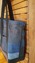 Load image into Gallery viewer, recycled denim bag