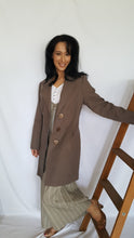 Load image into Gallery viewer, LINEN SUCCESS COAT-CINNAMON