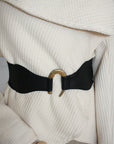 Elasticized Black Belt