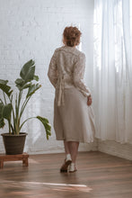 Load image into Gallery viewer, UPCYCLED LACE CARDIGAN | COTTON - CREME