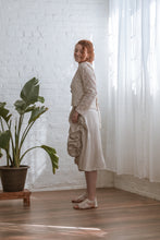 Load image into Gallery viewer, UPCYCLED LACE CARDIGAN | COTTON - CREME