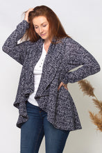 Load image into Gallery viewer, navy print circle sweater