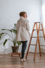 Load image into Gallery viewer, Creme circle jacket back