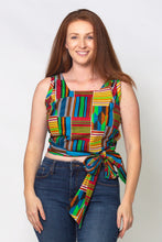 Load image into Gallery viewer, WONDER WRAP TOP |COTTON - AFRIQUE COLORS
