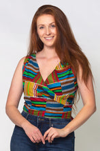 Load image into Gallery viewer, WONDER WRAP TOP |COTTON - AFRIQUE COLORS
