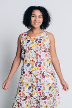 Load image into Gallery viewer, PLAYFUL CELESTE DRESS | LINEN - GARDEN PRINT
