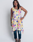 PLAYFUL CELESTE DRESS | LINEN/COTTON - MULTI COLOR