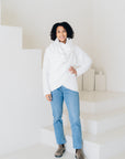 SIGNATURE MULTI-WAY CIRCLE CARDIGAN | OEKO-TEX CERTIFIED - WHITE