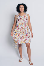 Load image into Gallery viewer, PLAYFUL CELESTE DRESS | LINEN - GARDEN PRINT
