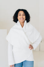 Load image into Gallery viewer, SIGNATURE MULTI-WAY CIRCLE CARDIGAN | OEKO-TEX CERTIFIED - WHITE
