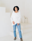 SIGNATURE MULTI-WAY CIRCLE CARDIGAN | OEKO-TEX CERTIFIED - WHITE