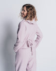 JUSTIFY JACKET HOODIE | OEKO-TEX CERTIFIED - BABY PINK