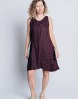 ESSENTIAL JENNA DRESS | LINEN - COFFEE