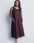 ALL DAY SHIFT DRESS | LINEN - CINNAMON