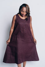 Load image into Gallery viewer, ALL DAY SHIFT DRESS | LINEN - CINNAMON
