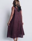 ALL DAY SHIFT DRESS | LINEN - CINNAMON