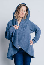 Load image into Gallery viewer, SIGNATURE MULTI-WAY CIRCLE CARDIGAN | OEKO-TEX - BLUE
