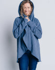 SIGNATURE MULTI-WAY CIRCLE CARDIGAN | OEKO-TEX - BLUE