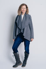 Load image into Gallery viewer, SIGNATURE MULTI-WAY CIRCLE CARDIGAN | OEKO-TEX CERTIFIED - GREY
