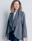 SIGNATURE MULTI-WAY CIRCLE CARDIGAN | OEKO-TEX CERTIFIED - GREY