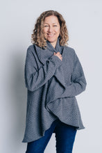 Load image into Gallery viewer, SIGNATURE MULTI-WAY CIRCLE CARDIGAN | OEKO-TEX CERTIFIED - GREY
