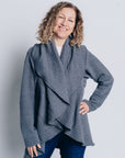 SIGNATURE MULTI-WAY CIRCLE CARDIGAN | OEKO-TEX CERTIFIED - GREY