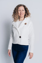 Load image into Gallery viewer, JUSTIFY JACKET HOODIE | ORGANIC COTTON - WHITE
